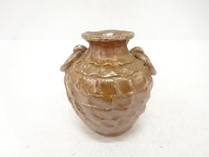 信楽焼　耳付花生